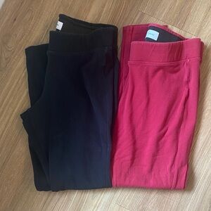 Old Navy Black and Red Leggings